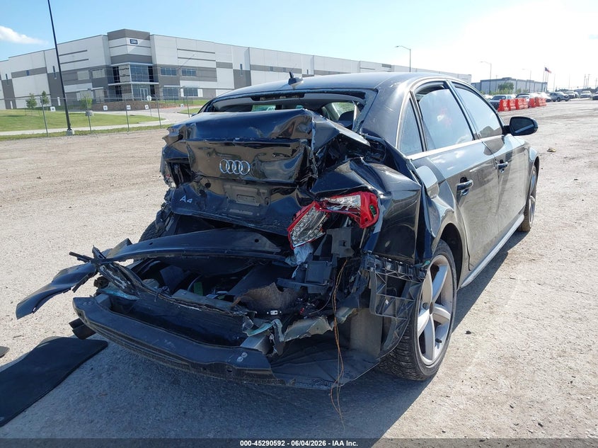 2012 Audi A4 VIN WAUKFAFL7CN017784 IAAI salvage auction — REAR END, Salvage Title, sold $575 on 2026-07-07 (photo 4)
