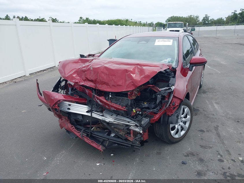 2023 Toyota Corolla VIN 5YFB4MDE3PP001587 IAAI salvage auction — FRONT END, Salvage Title, sold $2,825 on 2026-07-20 (photo 6)