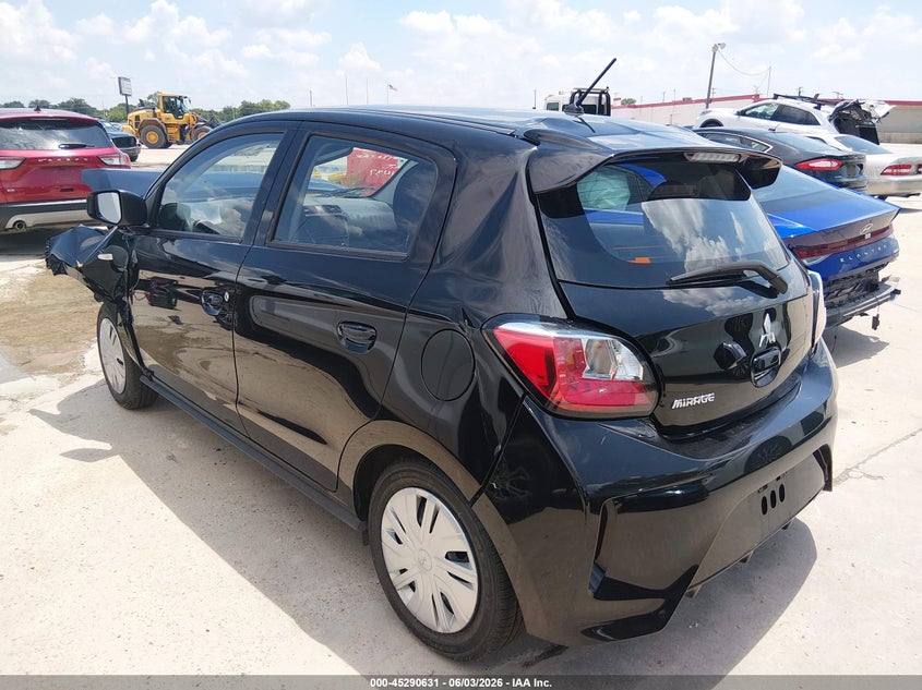2024 Mitsubishi Mirage VIN ML32AUHJ9RH024437 IAAI salvage auction — FRONT END, Salvage Title, sold $925 on 2026-07-06 (photo 3)