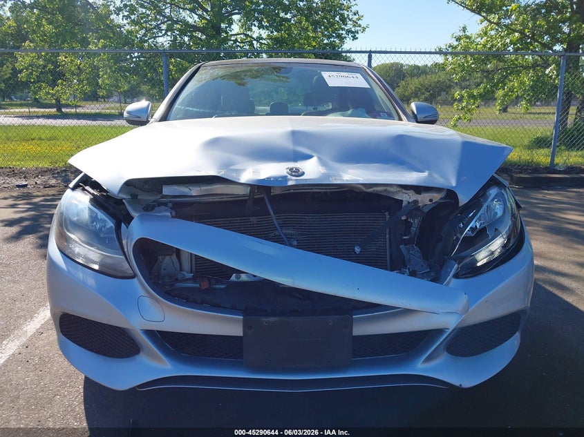 2018 Mercedes-benz C-klasse VIN WDDWF4KB4JR327874 IAAI salvage auction — FRONT END, Salvage Title, sold $5,425 on 2026-07-27 (photo 6)