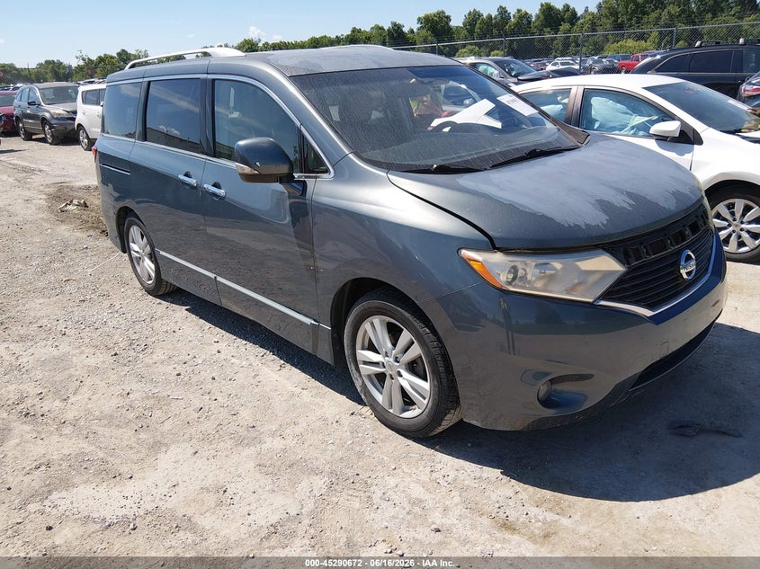 2011 Nissan Quest VIN JN8AE2KP7B9005484 IAAI salvage auction — NORMAL WEAR, Original (Kentucky), sold $950 on 2026-07-13 (photo 1)