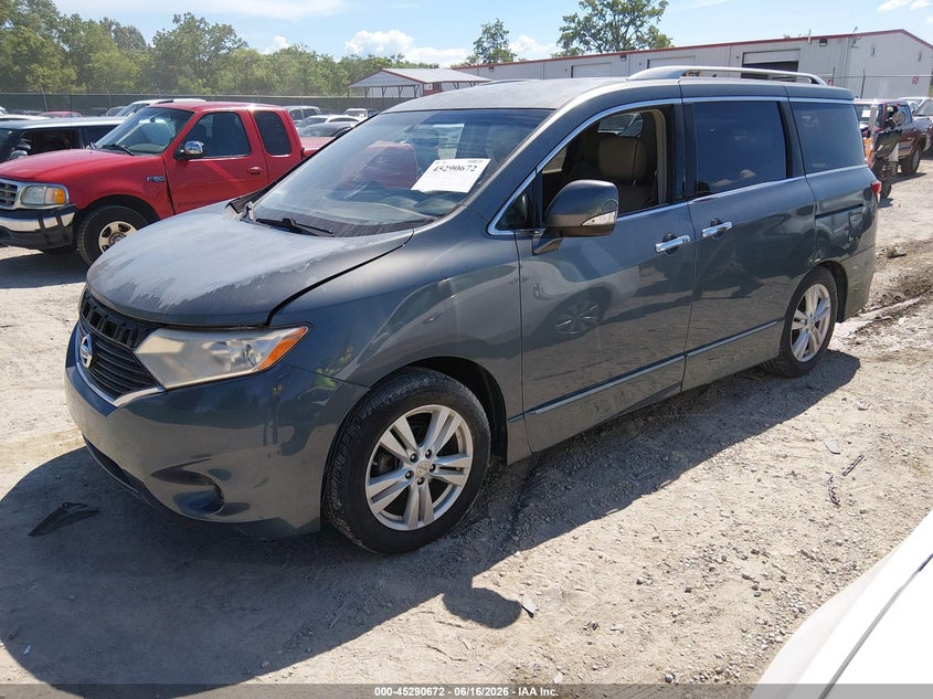 2011 Nissan Quest VIN JN8AE2KP7B9005484 IAAI salvage auction — NORMAL WEAR, Original (Kentucky), sold $950 on 2026-07-13 (photo 2)