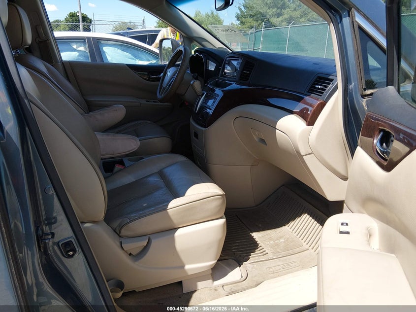2011 Nissan Quest VIN JN8AE2KP7B9005484 IAAI salvage auction — NORMAL WEAR, Original (Kentucky), sold $950 on 2026-07-13 (photo 5)