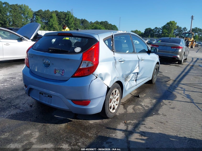 2012 Hyundai Accent VIN KMHCT5AE3CU030081 IAAI salvage auction — NORMAL WEAR, Clear (Georgia), sold $325 on 2026-07-15 (photo 4)