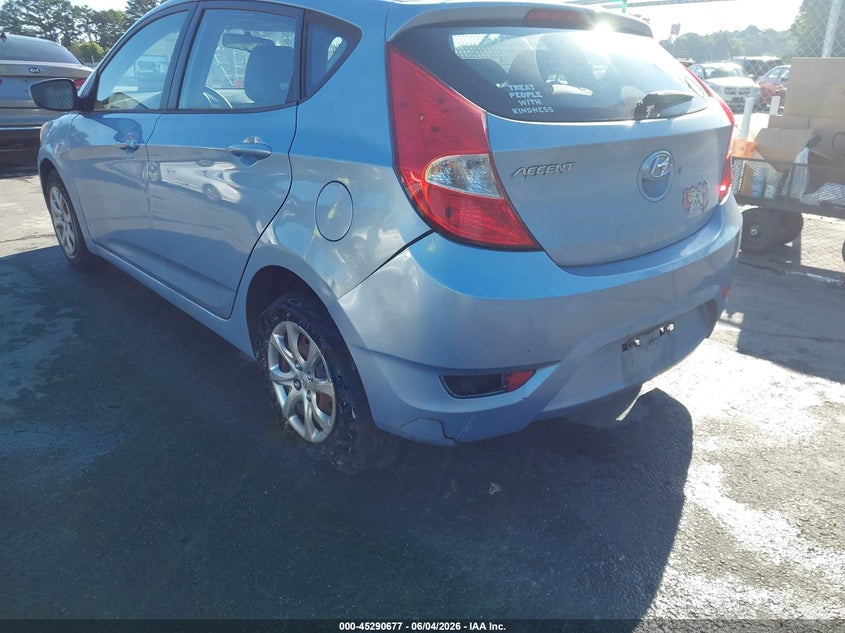 2012 Hyundai Accent VIN KMHCT5AE3CU030081 IAAI salvage auction — NORMAL WEAR, Clear (Georgia), sold $325 on 2026-07-15 (photo 6)