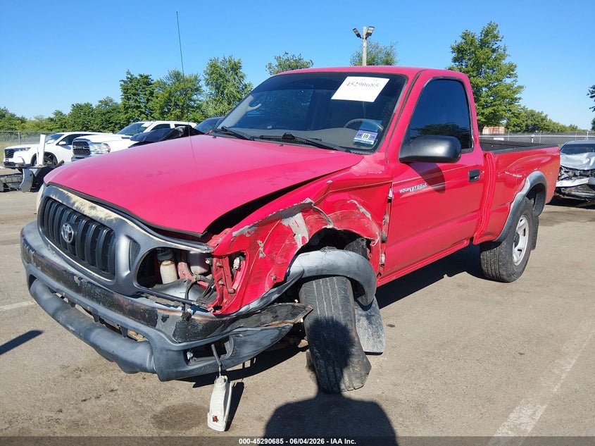 2001 Toyota Tacoma VIN 5TEPM62N31Z750153 IAAI salvage auction — FRONT END, Salvage (New Jersey), sold $1,600 on 2026-07-11 (photo 2)