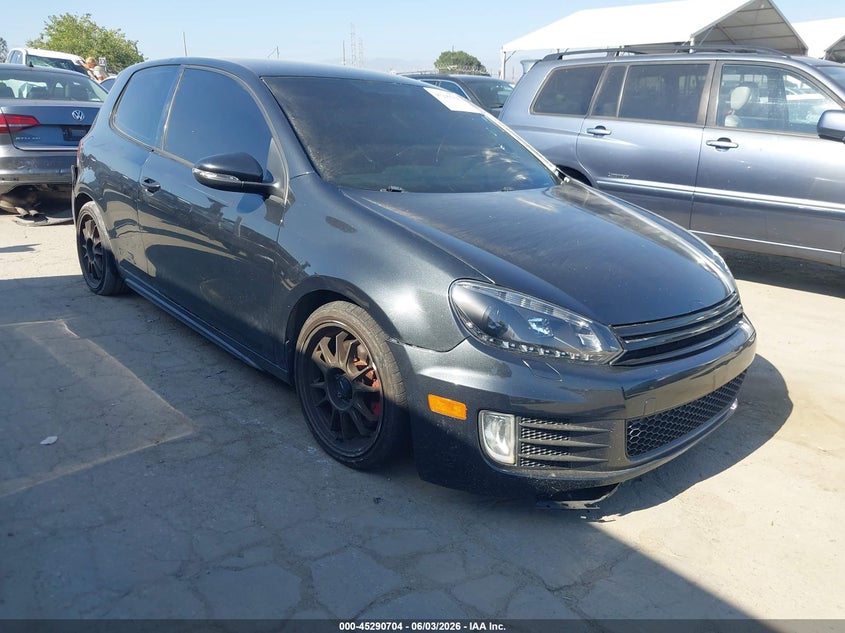 2012 Volkswagen Gti VIN WVWED7AJ4CW006847 IAAI salvage auction — REAR END, Salvage Title, sold $1,825 on 2026-07-15 (photo 1)
