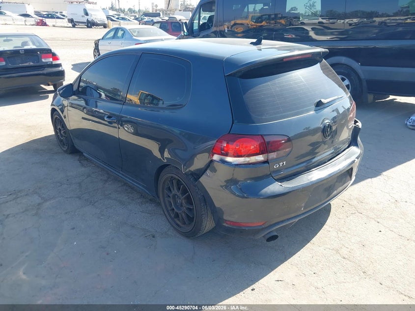 2012 Volkswagen Gti VIN WVWED7AJ4CW006847 IAAI salvage auction — REAR END, Salvage Title, sold $1,825 on 2026-07-15 (photo 3)