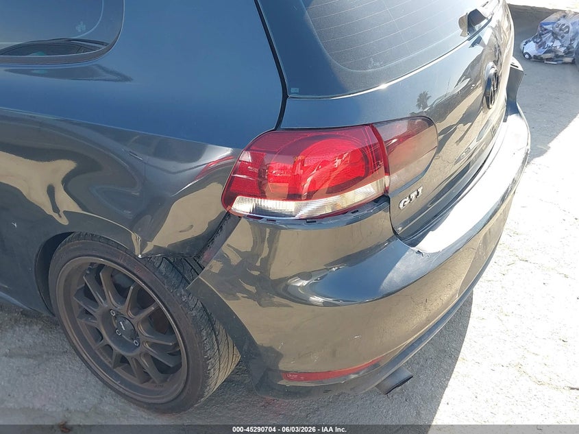 2012 Volkswagen Gti VIN WVWED7AJ4CW006847 IAAI salvage auction — REAR END, Salvage Title, sold $1,825 on 2026-07-15 (photo 6)