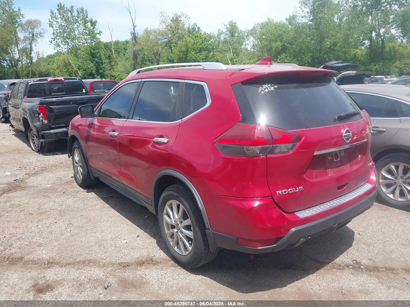 2017 Nissan Rogue VIN JN8AT2MVXHW281122 IAAI salvage auction — FRONT END, Salvage Title, sold $925 on 2026-07-28 (photo 3)