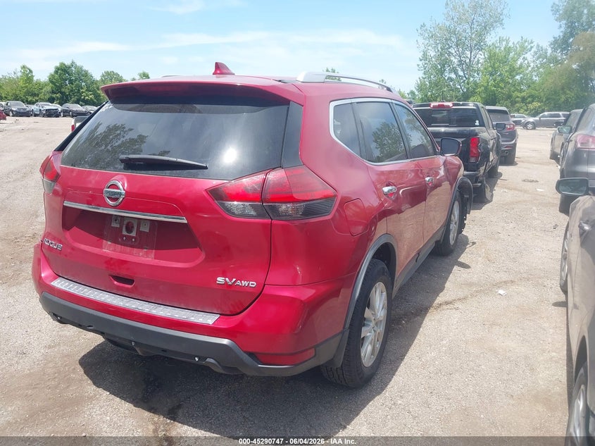 2017 Nissan Rogue VIN JN8AT2MVXHW281122 IAAI salvage auction — FRONT END, Salvage Title, sold $925 on 2026-07-28 (photo 4)