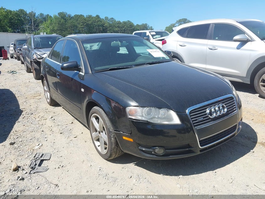 2007 Audi A4 VIN WAUDH78EX7A251371 IAAI salvage auction — REAR END, Bill Of Sale (Georgia), sold $25 on 2026-07-21 (photo 1)