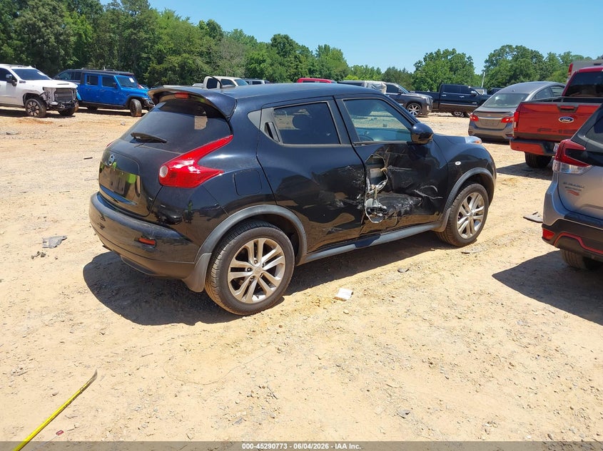 2013 Nissan Juke VIN JN8AF5MVXDT210670 IAAI salvage auction — RIGHT SIDE, Salvage Title, sold $1,350 on 2026-07-13 (photo 4)