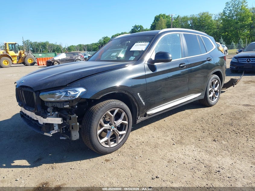 2022 BMW X3 VIN WBX57DP00NN181550 IAAI salvage auction — FRONT END, Salvage Title, sold $14,500 on 2026-07-24 (photo 2)