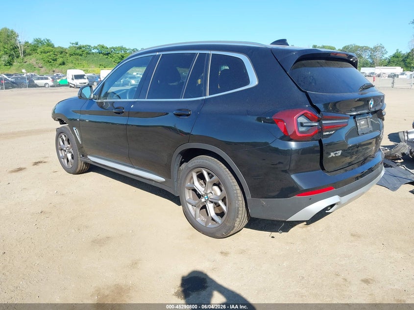 2022 BMW X3 VIN WBX57DP00NN181550 IAAI salvage auction — FRONT END, Salvage Title, sold $14,500 on 2026-07-24 (photo 3)