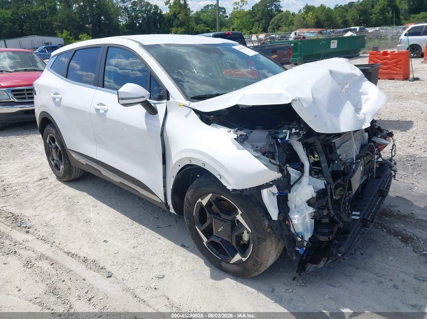 2026 Kia Sportage VIN 5XYK33DF8TG391090 IAAI salvage auction — FRONT END, Salvage Title, sold $5,850 on 2026-07-07 (photo 1)