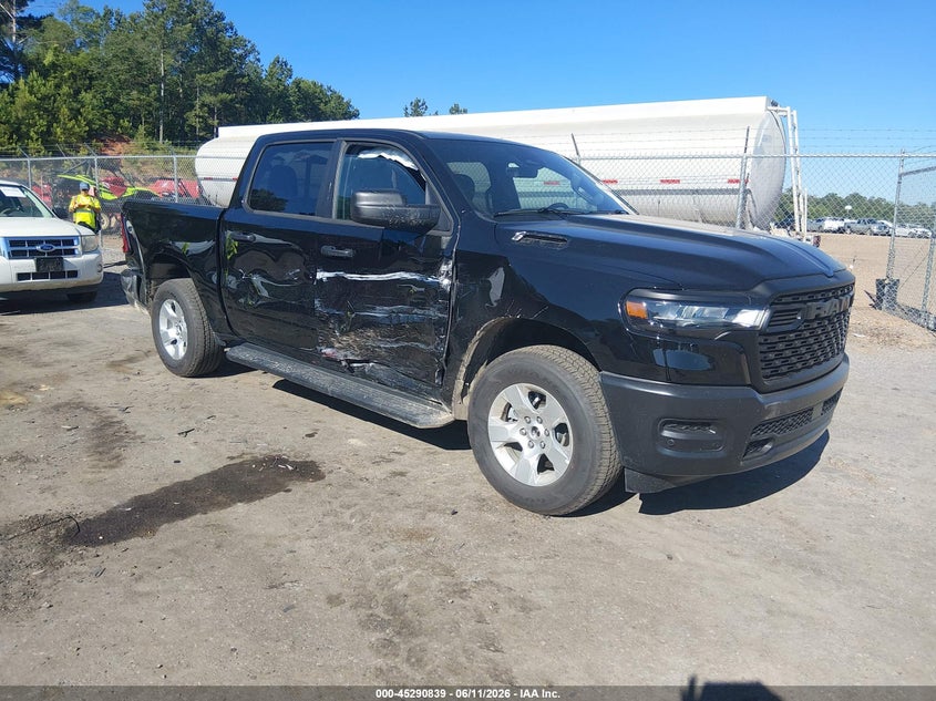 2025 Ram 1500 VIN 3C6RRFGG3S4161579 IAAI salvage auction — FRONT & REAR, Salvage (Mississippi), sold $15,900 on 2026-07-29 (photo 1)