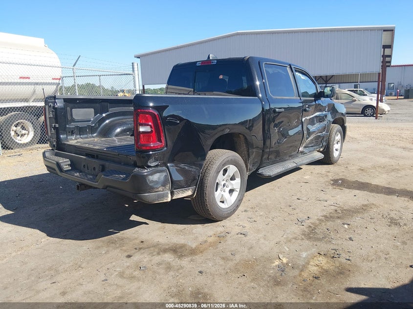 2025 Ram 1500 VIN 3C6RRFGG3S4161579 IAAI salvage auction — FRONT & REAR, Salvage (Mississippi), sold $15,900 on 2026-07-29 (photo 4)