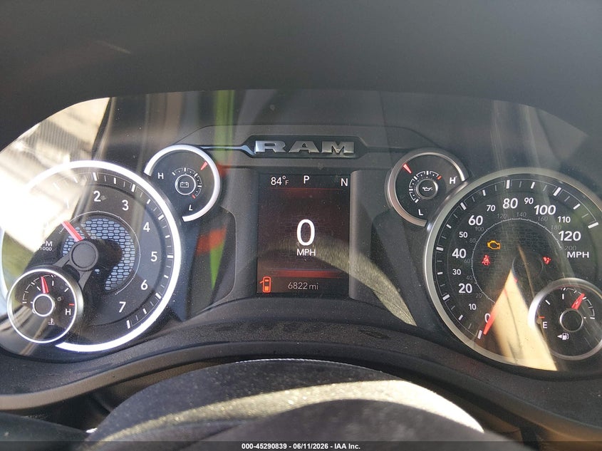 2025 Ram 1500 VIN 3C6RRFGG3S4161579 IAAI salvage auction — FRONT & REAR, Salvage (Mississippi), sold $14,900 on 2026-07-23 (photo 7)