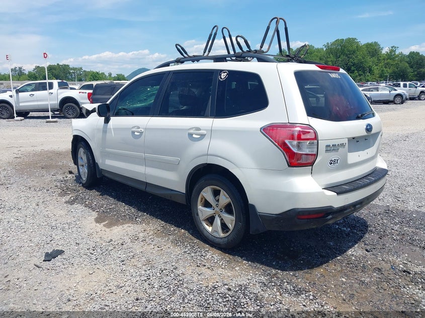2014 Subaru Forester VIN JF2SJADC0EH404023 IAAI salvage auction — FRONT END, Salvage Title, sold $500 on 2026-08-01 (photo 3)