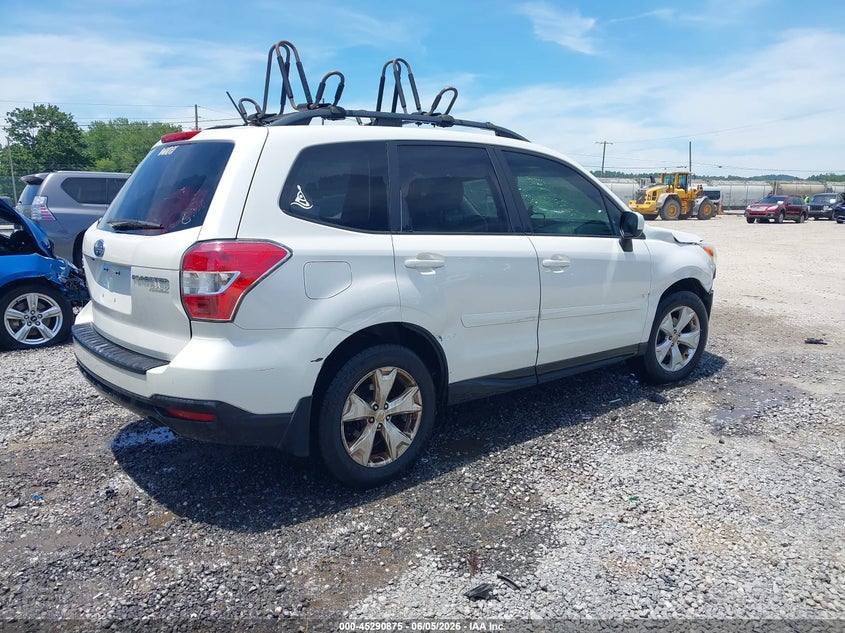 2014 Subaru Forester VIN JF2SJADC0EH404023 IAAI salvage auction — FRONT END, Salvage Title, sold $500 on 2026-08-01 (photo 4)