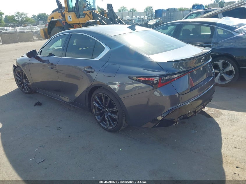 2025 Lexus Is VIN JTHBZ1B28S5083023 IAAI salvage auction — FRONT END, Salvage Title, sold $17,000 on 2026-07-09 (photo 3)