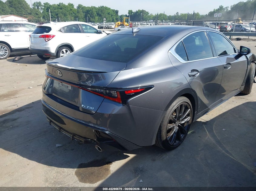 2025 Lexus Is VIN JTHBZ1B28S5083023 IAAI salvage auction — FRONT END, Salvage Title, sold $17,000 on 2026-07-09 (photo 4)