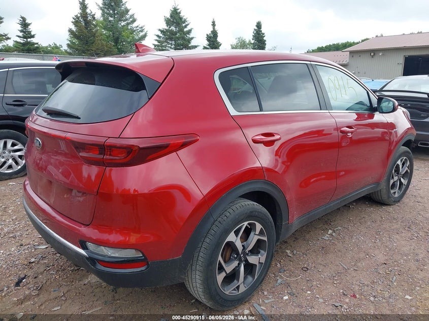 2021 Kia Sportage VIN KNDPMCAC0M7896052 IAAI salvage auction — FRONT END, Salvage Title, sold $2,450 on 2026-07-15 (photo 4)