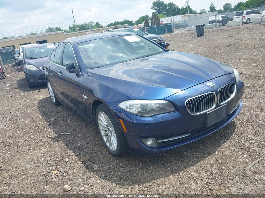 2011 BMW 5 series VIN WBAFU7C55BDU56082 IAAI salvage auction — SIDE, Salvage (Ohio), sold $2,100 on 2026-07-09 (photo 1)