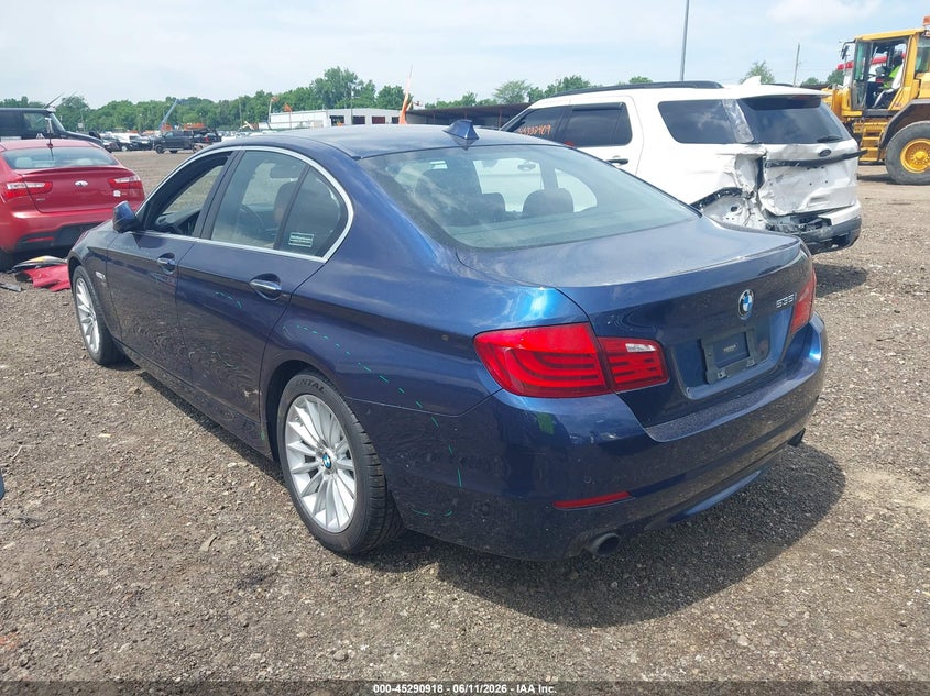 2011 BMW 5 series VIN WBAFU7C55BDU56082 IAAI salvage auction — SIDE, Salvage (Ohio), sold $2,100 on 2026-07-09 (photo 3)