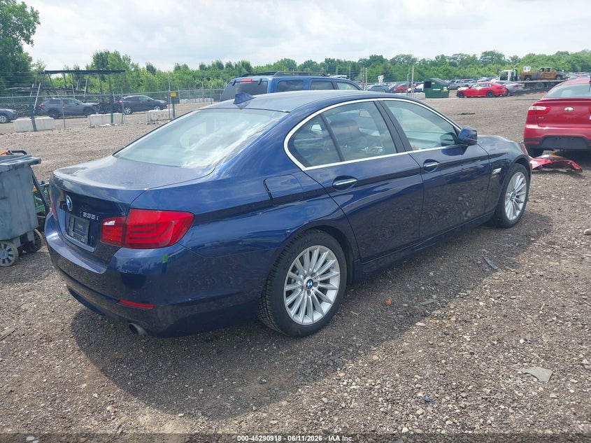 2011 BMW 5 series VIN WBAFU7C55BDU56082 IAAI salvage auction — SIDE, Salvage (Ohio), sold $2,100 on 2026-07-09 (photo 4)