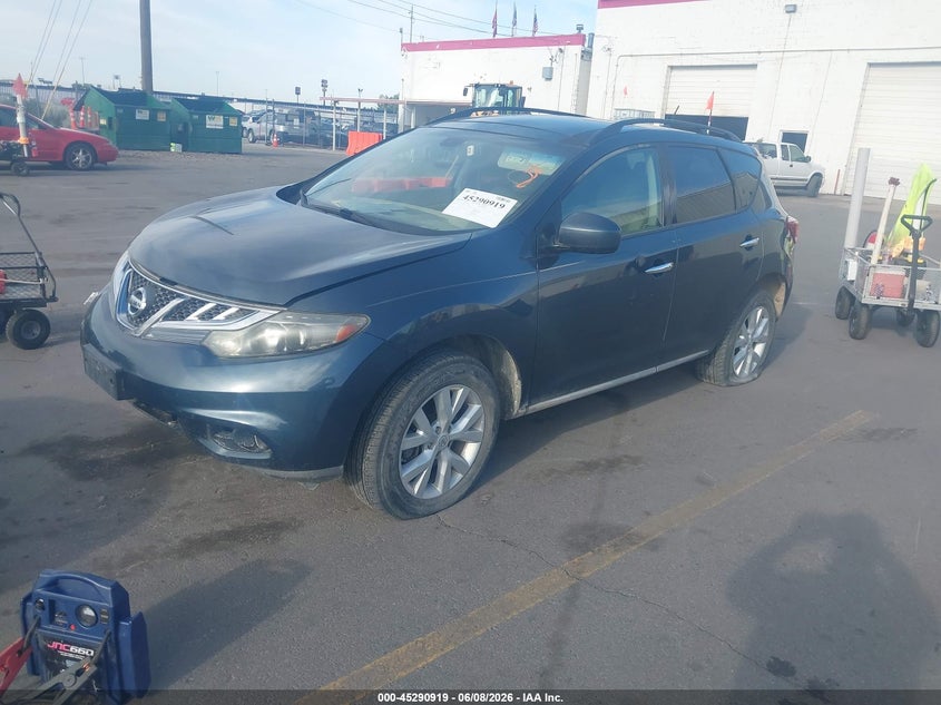 2011 Nissan Murano VIN JN8AZ1MW0BW176436 IAAI salvage auction — NORMAL WEAR, Clear (Wyoming), sold $275 on 2026-07-09 (photo 2)