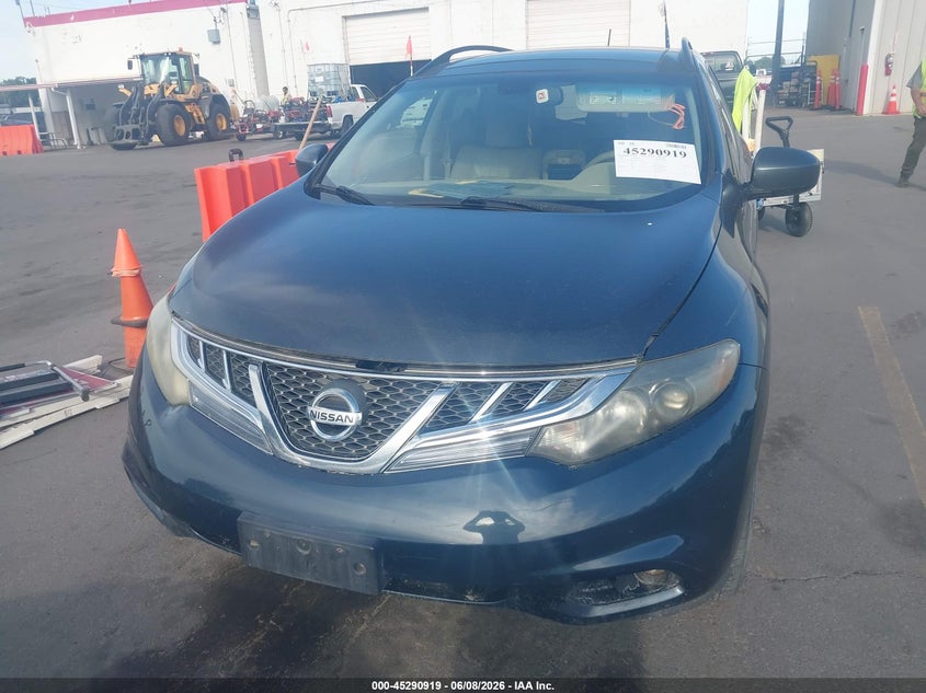 2011 Nissan Murano VIN JN8AZ1MW0BW176436 IAAI salvage auction — NORMAL WEAR, Clear (Wyoming), sold $275 on 2026-07-09 (photo 6)