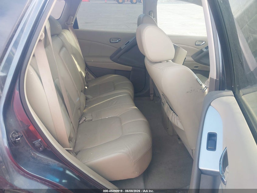 2011 Nissan Murano VIN JN8AZ1MW0BW176436 IAAI salvage auction — NORMAL WEAR, Clear (Wyoming), sold $275 on 2026-07-09 (photo 8)