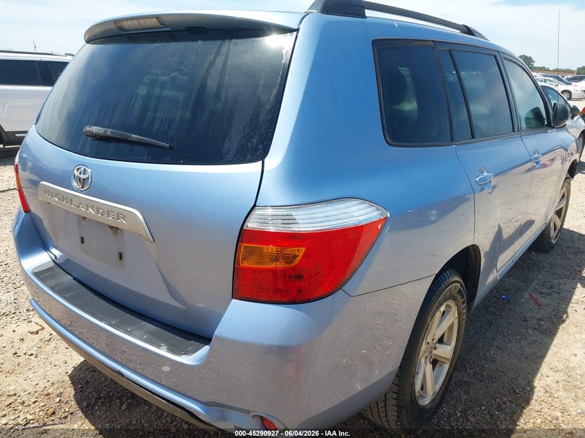 2010 Toyota Highlander VIN JTEZK3EH8A2105209 IAAI salvage auction — FRONT END, Salvage (Alabama), sold $1,150 on 2026-07-14 (photo 4)