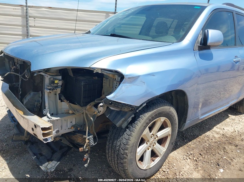 2010 Toyota Highlander VIN JTEZK3EH8A2105209 IAAI salvage auction — FRONT END, Salvage (Alabama), sold $1,150 on 2026-07-14 (photo 6)