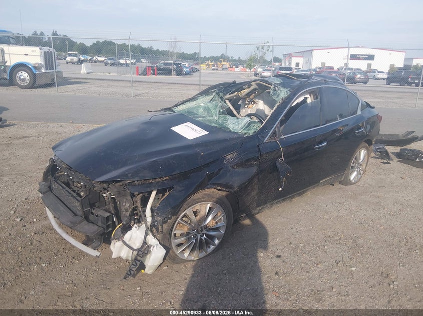 2021 Infiniti Q50 VIN JN1EV7BR0MM756215 IAAI salvage auction — ROLLOVER, Salvage Title, sold $450 on 2026-07-08 (photo 6)