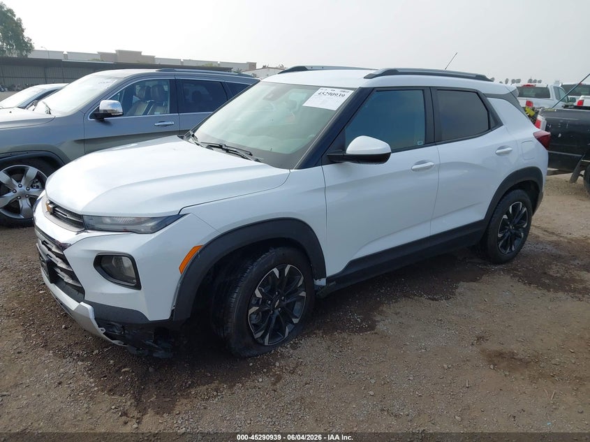 2023 Chevrolet Trailblazer VIN KL79MPS24PB022906 IAAI salvage auction — LEFT FRONT, Salvage (California), sold $5,700 on 2026-07-13 (photo 2)