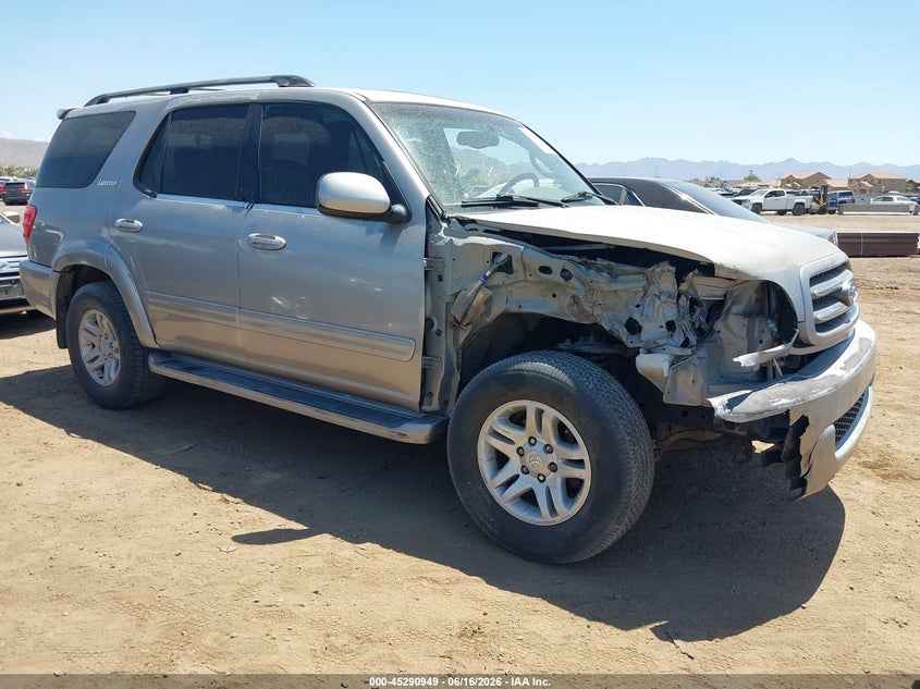 2003 Toyota Sequoia VIN 5TDBT48A13S196195 IAAI salvage auction — RIGHT FRONT, Restored (Arizona), sold $250 on 2026-07-14 (photo 1)