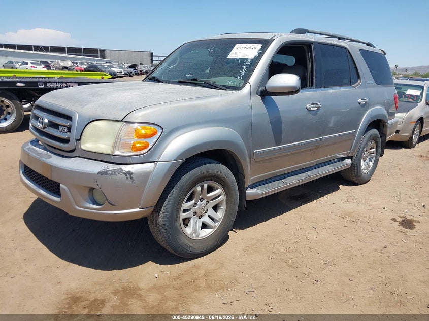 2003 Toyota Sequoia VIN 5TDBT48A13S196195 IAAI salvage auction — RIGHT FRONT, Restored (Arizona), sold $250 on 2026-07-14 (photo 2)