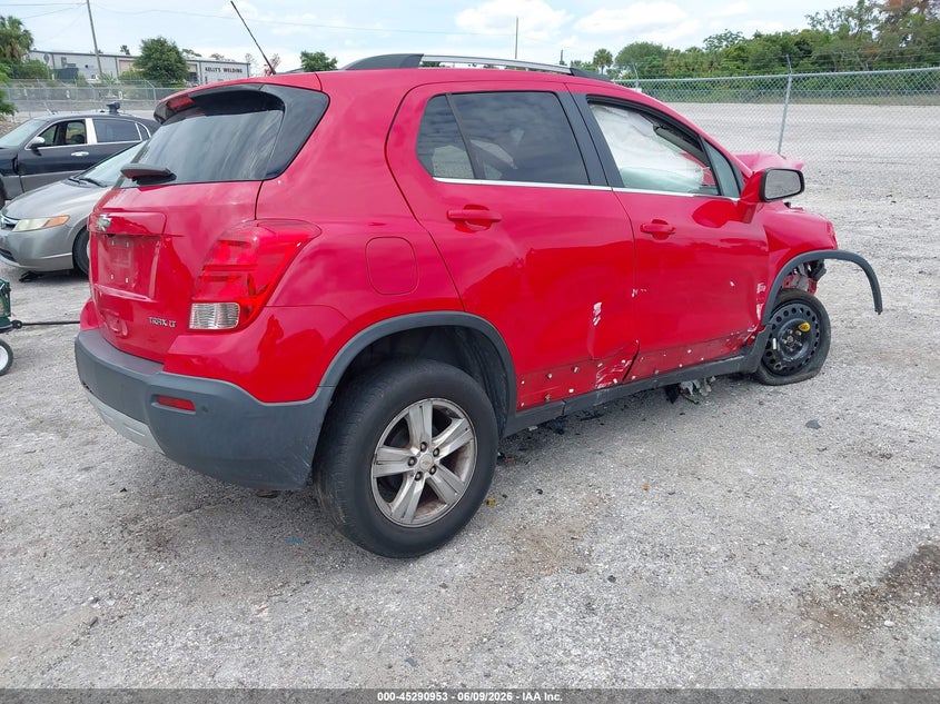 2016 Chevrolet Trax VIN KL7CJLSBXGB518865 IAAI salvage auction — ALL OVER, Salvage Title, sold $275 on 2026-07-09 (photo 4)