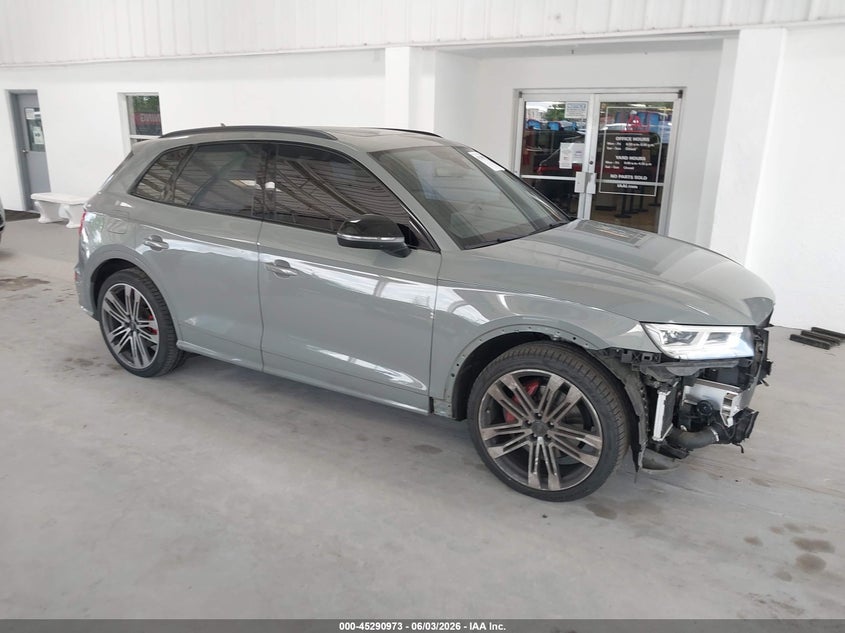 2019 Audi Sq5 VIN WA1B4AFY9K2139951 IAAI salvage auction — FRONT END, Salvage Title, sold $12,600 on 2026-07-17 (photo 1)