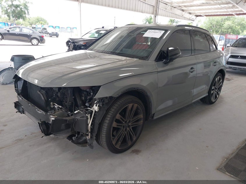 2019 Audi Sq5 VIN WA1B4AFY9K2139951 IAAI salvage auction — FRONT END, Salvage Title, sold $12,600 on 2026-07-17 (photo 2)