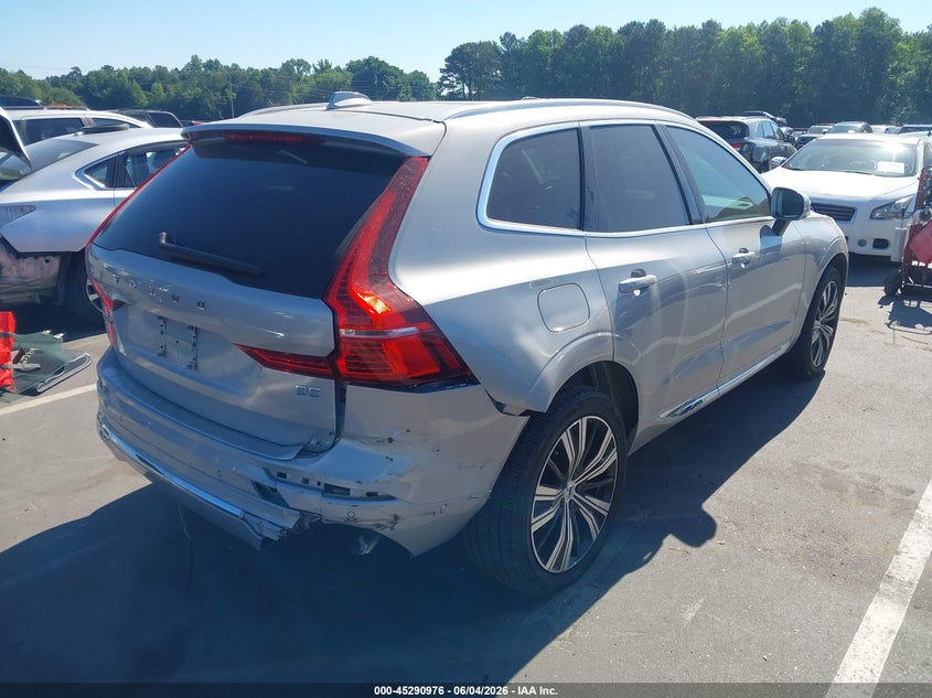 2022 Volvo Xc60 VIN YV4L12DL5N1065628 IAAI salvage auction — REAR END, Salvage Title, sold $14,100 on 2026-07-10 (photo 4)