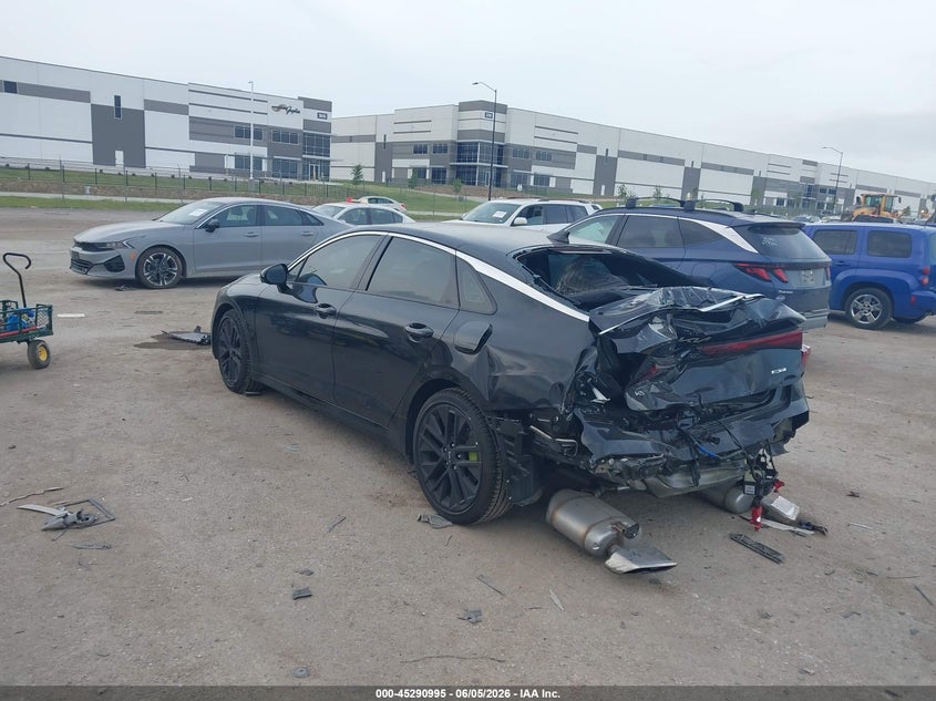 2026 Kia K5 VIN KNAG44J87T5424360 IAAI salvage auction — REAR END, Salvage Title, sold $9,200 on 2026-07-28 (photo 3)