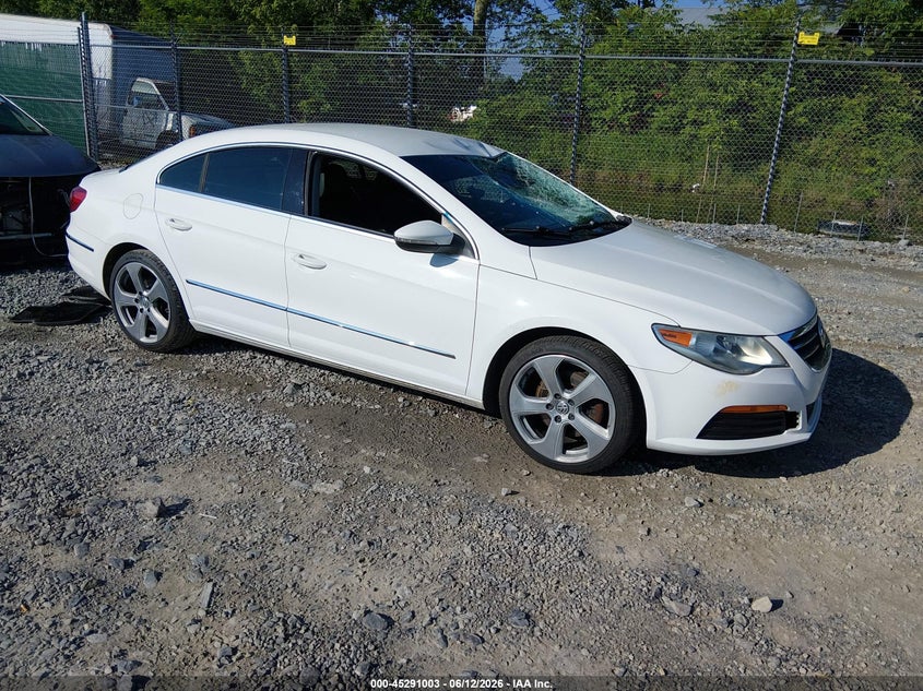 2011 Volkswagen Cc VIN WVWMN7AN7BE729480 IAAI salvage auction — ROOF, Salvage (West Virginia), sold $125 on 2026-07-22 (photo 1)