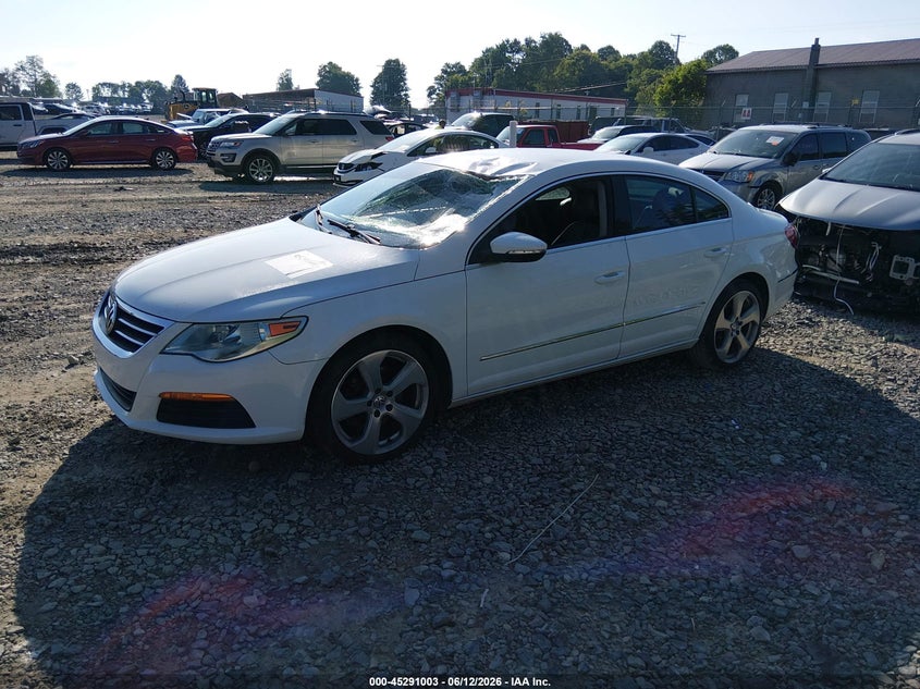 2011 Volkswagen Cc VIN WVWMN7AN7BE729480 IAAI salvage auction — ROOF, Salvage (West Virginia), sold $125 on 2026-07-22 (photo 2)