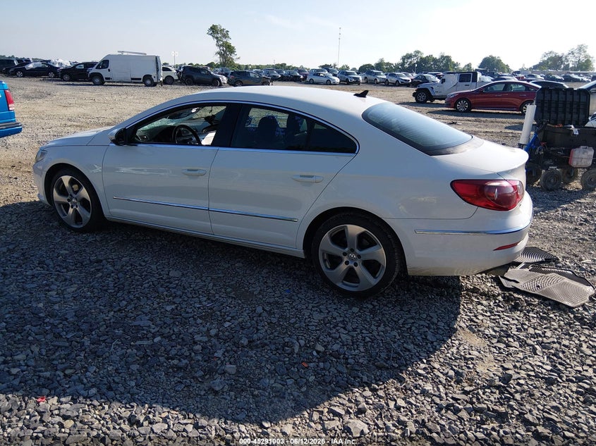 2011 Volkswagen Cc VIN WVWMN7AN7BE729480 IAAI salvage auction — ROOF, Salvage (West Virginia), sold $125 on 2026-07-22 (photo 3)