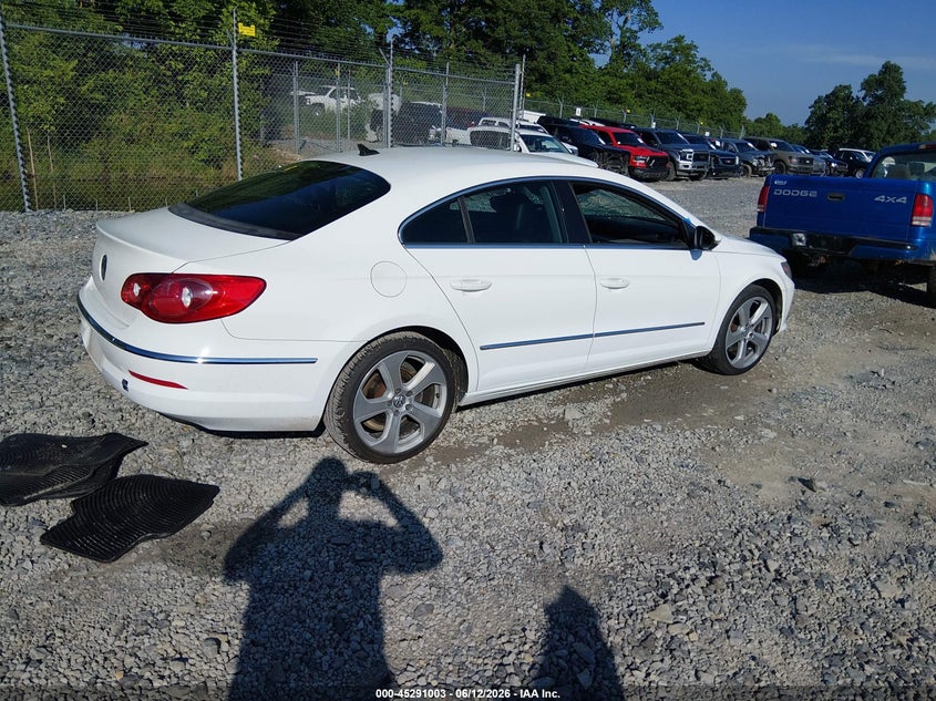 2011 Volkswagen Cc VIN WVWMN7AN7BE729480 IAAI salvage auction — ROOF, Salvage (West Virginia), sold $125 on 2026-07-22 (photo 4)