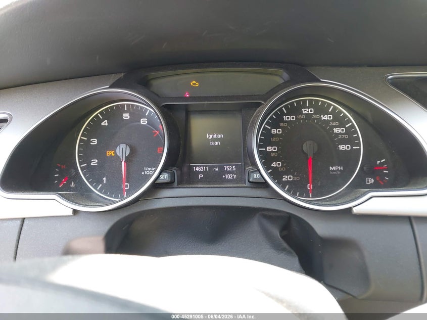 2011 Audi A5 VIN WAULFAFR1BA013146 IAAI salvage auction — FRONT END, Salvage (Massachusetts), sold $325 on 2026-07-14 (photo 7)
